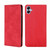 For Samsung Galaxy A04E Skin Feel Magnetic Horizontal Flip Leather Phone Case(Red)