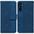 For Tecno Pova Neo 2 Geometric Embossed Leather Phone Case(Blue)