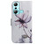 For Infinix Hot 20i Coloured Drawing Flip Leather Phone Case(Magnolia Flower)
