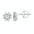 MSE008 S925 Sterling Silver Moissanite White Gold Plated Simple Elegant Earrings MSE008 S925 Sterling Silver Moissanite White Gold Plated Simple Elegant Earrings