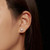 MSE008 S925 Sterling Silver Moissanite White Gold Plated Simple Elegant Earrings MSE008 S925 Sterling Silver Moissanite White Gold Plated Simple Elegant Earrings