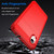 For Samsung Galaxy A22e Brushed Texture Carbon Fiber TPU Phone Case(Red)