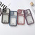 For iPhone 14 Pro Max Electroplating Frame Card Slot Phone Case(Black)