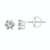 MSE007 S925 Sterling Silver Moissanite White Gold Plated Simple Elegant Earrings MSE007 S925 Sterling Silver Moissanite White Gold Plated Simple Elegant Earrings