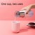 Shoke Portable Mini Insulation Cup 316 Stainless Steel Capsule Cup, Capacity: 200ml(Rose Gold)