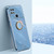 For Xiaomi Poco C40 XINLI Straight Edge 6D Electroplate TPU Phone Case with Ring Holder(Celestial Blue)
