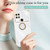 For Xiaomi Poco C40 XINLI Straight Edge 6D Electroplate TPU Phone Case with Ring Holder(Celestial Blue)