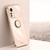 For Xiaomi 12 XINLI Straight Edge 6D Electroplate TPU Phone Case with Ring Holder(Pink)