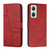 For Infinix Hot 20 5G Stitching Calf Texture Buckle Leather Phone Case(Red)