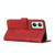 For Infinix Hot 20 5G Stitching Calf Texture Buckle Leather Phone Case(Red)