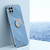 For Samsung Galaxy M33 5G XINLI Straight Edge 6D Electroplate TPU Phone Case with Ring Holder(Celestial Blue)