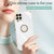 For Samsung Galaxy M33 5G XINLI Straight Edge 6D Electroplate TPU Phone Case with Ring Holder(Celestial Blue)