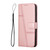 For Infinix Hot 20 4G Stitching Calf Texture Buckle Leather Phone Case(Rose Gold)