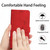 For Motorola Moto E22 / E22i Skin Feel Heart Pattern Leather Phone Case(Red)