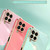 For Samsung Galaxy M33 5G XINLI Straight Edge 6D Electroplate TPU Phone Case(Cherry Purple)