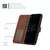 For Infinix Hot 20 5G Stitching Calf Texture Buckle Leather Phone Case(Brown)