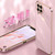 For Samsung Galaxy M53 5G XINLI Straight Edge 6D Electroplate TPU Phone Case(Cherry Purple)