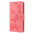 For OPPO A17 Butterfly Embossed Horizontal Flip Leather Phone Case(Pink)