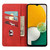 For Samsung Galaxy A54 5G Skin Feel Splicing Leather Phone Case(Red)