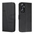 For Infinix Hot 20 4G Stitching Calf Texture Buckle Leather Phone Case(Black)