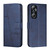 For Infinix Hot 20 4G Stitching Calf Texture Buckle Leather Phone Case(Blue)