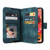 For Google Pixel 6 Pro Multifunctional Card Slot Zipper Wallet Leather Phone Case(Blue) For Google Pixel 6 Pro Multifunctional Card Slot Zipper Wallet Leather Phone Case(Blue)