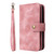For Samsung Galaxy S20 FE Multifunctional Card Slot Zipper Wallet Leather Phone Case(Rose Gold)