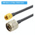 SMA Male to N Male RG58 Coaxial Adapter Cable, Cable Length:5m
