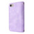 For iPhone SE 2022 / SE 2020 / 8 / 7 Multifunctional Card Slot Zipper Wallet Leather Phone Case(Purple)