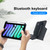T06-AS For iPad mini6 Touch Backlight Split Type Bluetooth Keyboard Leather Case