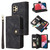 For Samsung Galaxy A13 5G / 4G Multifunctional Card Slot Zipper Wallet Leather Phone Case(Black)