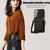 For Samsung Galaxy S21 FE 5G Rhombic Texture RFID Phone Case with Lanyard & Mirror(Black)