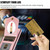 For Samsung Galaxy S20 Rhombic Texture RFID Phone Case with Lanyard & Mirror(Rose Gold)