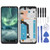 Original LCD Screen For Nokia 7.2 / 6.2 Digitizer Full Assembly with Frame(Black)