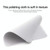Cleaning Polishing Cloth for Screen of Mobile Phone Tablet Laptop(White)