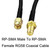 RP-SMA Male To RP-SMA Female RG58 Coaxial Adapter Cable, Cable Length:0.5m