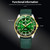 OCHSTIN 7019G Multifunctional Quartz Waterproof Luminous Men Leather Watch(Black)