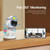 ESCAM PT211 Motion Detection & Tracking 2MP Sound Alarm Cloud Storage Two-way Audio Night Vision WiFi Camera, Plug Type:US Plug