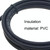 RP-SMA Male To RP-SMA Female RG58 Coaxial Adapter Cable, Cable Length:10m