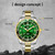 OCHSTIN 7019D Multifunctional Quartz Waterproof Luminous Steel Strap Men Watch(Black+Gold)