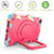 For iPad mini 6 Silicone + PC Bracelet Holder Tablet Case(Camouflage + Rose Red)