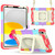 For iPad 10th Gen 10.9 2022 Silicone + PC Bracelet Holder Tablet Case(Bright Red)