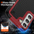 For Samsung Galaxy S21 5G PC + TPU Shockproof Protective Phone Case(Red+Black)