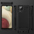 For Samsung Galaxy A12 Nacho PC + TPU Shockproof Protective Phone Case(Black+Black)