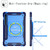 For Samsung Galaxy Tab S7 / S8 Silicone + PC Bracelet Holder Tablet Case(Navy Blue + Blue) For Samsung Galaxy Tab S7 / S8 Silicone + PC Bracelet Holder Tablet Case(Navy Blue + Blue)