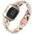For Fitbit Versa 4 / Sense 2 Universal Rhombus Resin Watch Band(Nougat)