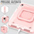 For iPad 10th Gen 10.9 2022 Silicone + PC Bracelet Holder Tablet Case(Rose Gold)