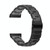 For Fitbit Versa 3 / Sense Universal Resin Watch Band(Transparent Black)