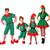 Christmas Green Elf Cosplay Costume Chris Santa Claus Costume Set, Size: 150cm(Female)