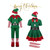 Christmas Green Elf Cosplay Costume Chris Santa Claus Costume Set, Size: 150cm(Female)